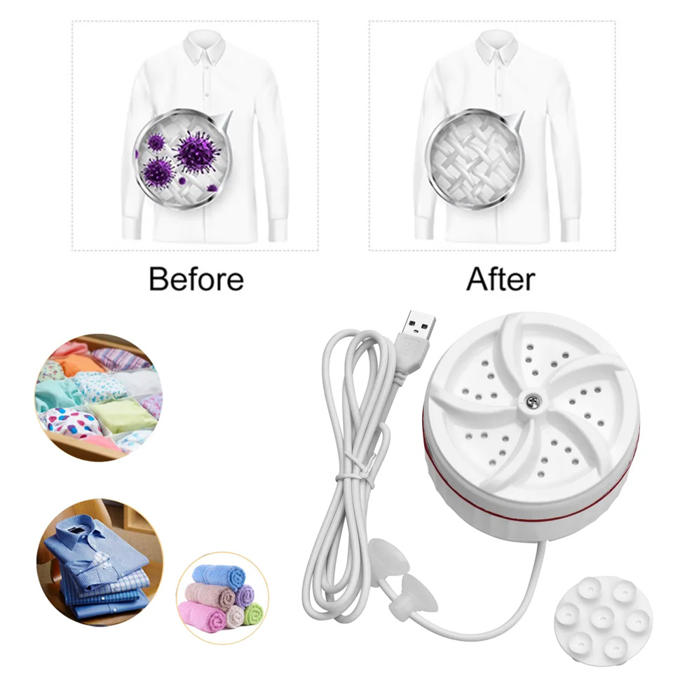 مینی لباسشویی سفری اولتراسونیک