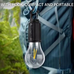 لامپ کمپینگ شارژی آویزی ضدآب و نشکن